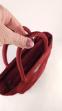 Prada Red Nylon Handbag - 3549
