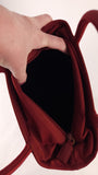Prada Red Nylon Handbag - 3549