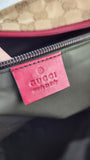 Gucci Beige GG Canvas Red Sherry Line Handbag - 3552