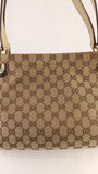 Gucci GG Beige/Brown Canvas Tote - 3573