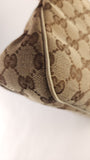 Gucci GG Beige/Brown Canvas Tote - 3573