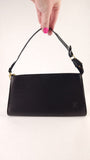 Louis Vuitton Black Epi Pochette Accessories Pouch - 3566