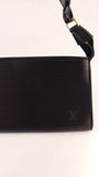 Louis Vuitton Black Epi Pochette Accessories Pouch - 3566