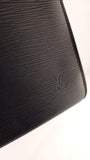 Louis Vuitton Black Epi Pochette Accessories Pouch - 3566