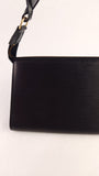 Louis Vuitton Black Epi Pochette Accessories Pouch - 3566