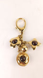 Louis Vuitton Bijoux Sac Tresor Gold Bag Charm - 3586