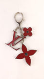 Louis Vuitton Red Epi Bijoux Sac Fleur Deux Bag Charm - 3587