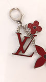 Louis Vuitton Red Epi Bijoux Sac Fleur Deux Bag Charm - 3587
