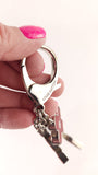 Louis Vuitton Red Epi Bijoux Sac Fleur Deux Bag Charm - 3587
