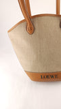 Loewe Beige Canvas Tote - 3597