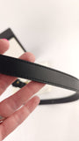 Gucci Marmont Black Leather Belt w/ Pearl GG - 3601