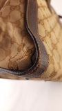 Gucci GG Brown Canvas/Leather Tote - G0508