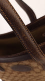 Gucci GG Brown Canvas/Leather Tote - G0508