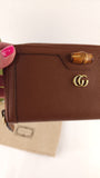 Gucci Brown Leather Long Zippy Wallet - 3614