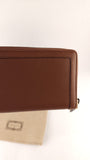 Gucci Brown Leather Long Zippy Wallet - 3614