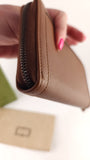 Gucci Brown Leather Long Zippy Wallet - 3614