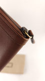 Gucci Brown Leather Long Zippy Wallet - 3614
