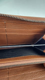 Gucci Brown Leather Long Zippy Wallet - 3614