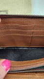 Gucci Brown Leather Long Zippy Wallet - 3614