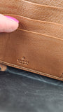 Gucci Brown Leather Long Zippy Wallet - 3614