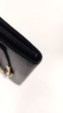 Salvatore Ferragamo Black Leather Long Wallet - 3616