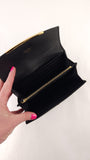 Salvatore Ferragamo Black Leather Long Wallet - 3616