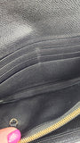 Salvatore Ferragamo Black Leather Long Wallet - 3616
