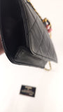 Chanel Matelasse Black Lambskin Chain Shoulder Bag - 3492