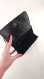 Chanel Matelasse Black Lambskin Chain Shoulder Bag - 3492