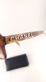 Chanel Brown Plastic Sunglasses - 3499