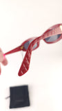 Chanel Red Thin Sunglasses - 3558