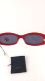 Chanel Red Thin Sunglasses - 3558