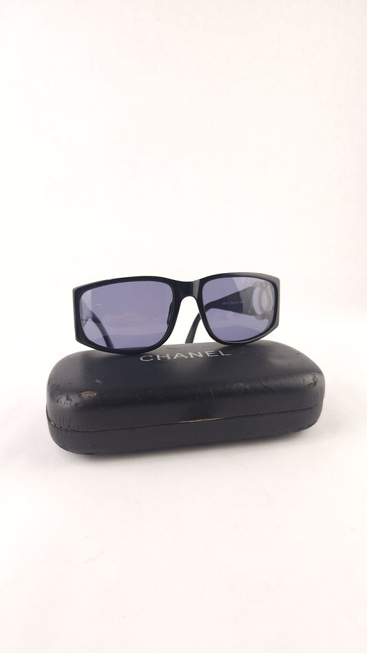 Chanel Black CC Sunglasses - 3556
