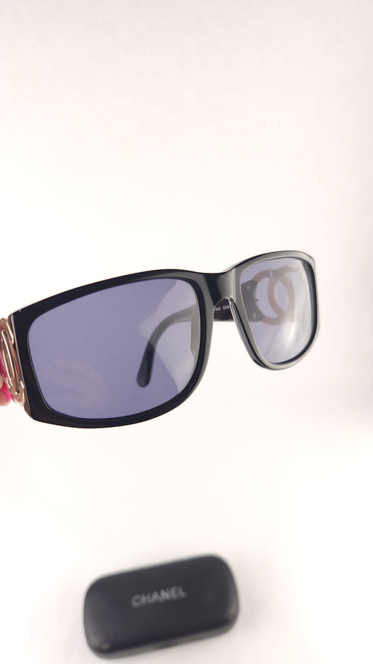 Chanel Black CC Sunglasses - 3556
