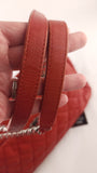 Chanel Matelasse Red Lambskin Chain Shoulder Bag - 3472