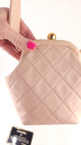 Chanel Matelasse Pink Lambskin Hand Bag - 3491