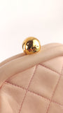 Chanel Matelasse Pink Lambskin Hand Bag - 3491
