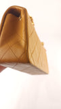 Chanel Matelasse Golden Yellow Lambskin Chain Shoulder Bag - 3489