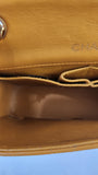 Chanel Matelasse Golden Yellow Lambskin Chain Shoulder Bag - 3489