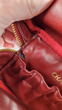 Chanel Red Caviar Leather Vanity Case - G0462