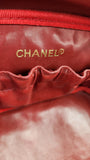 Chanel Red Caviar Leather Vanity Case - G0462
