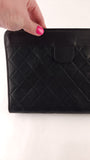 Chanel Matelasse Black Lambskin Clutch Bag - 3571