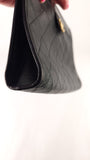 Chanel Matelasse Black Lambskin Clutch Bag - 3571