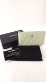 Chanel Mint Green Textured Leather Pouch - G0460