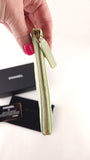 Chanel Mint Green Textured Leather Pouch - G0460