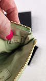 Chanel Mint Green Textured Leather Pouch - G0460