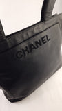 Chanel Black Caviar Leather Tote Bag - G0513