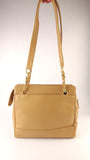 Chanel Beige Caviar Leather Tote Bag - G0453