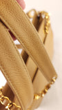 Chanel Beige Caviar Leather Tote Bag - G0453