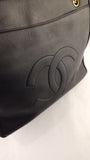 Chanel Black Lambskin Leather Tote - 3467